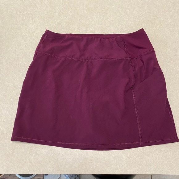 Avia Athletic Tennis Golf Skort maroon Size Small - Picture 6 of 11